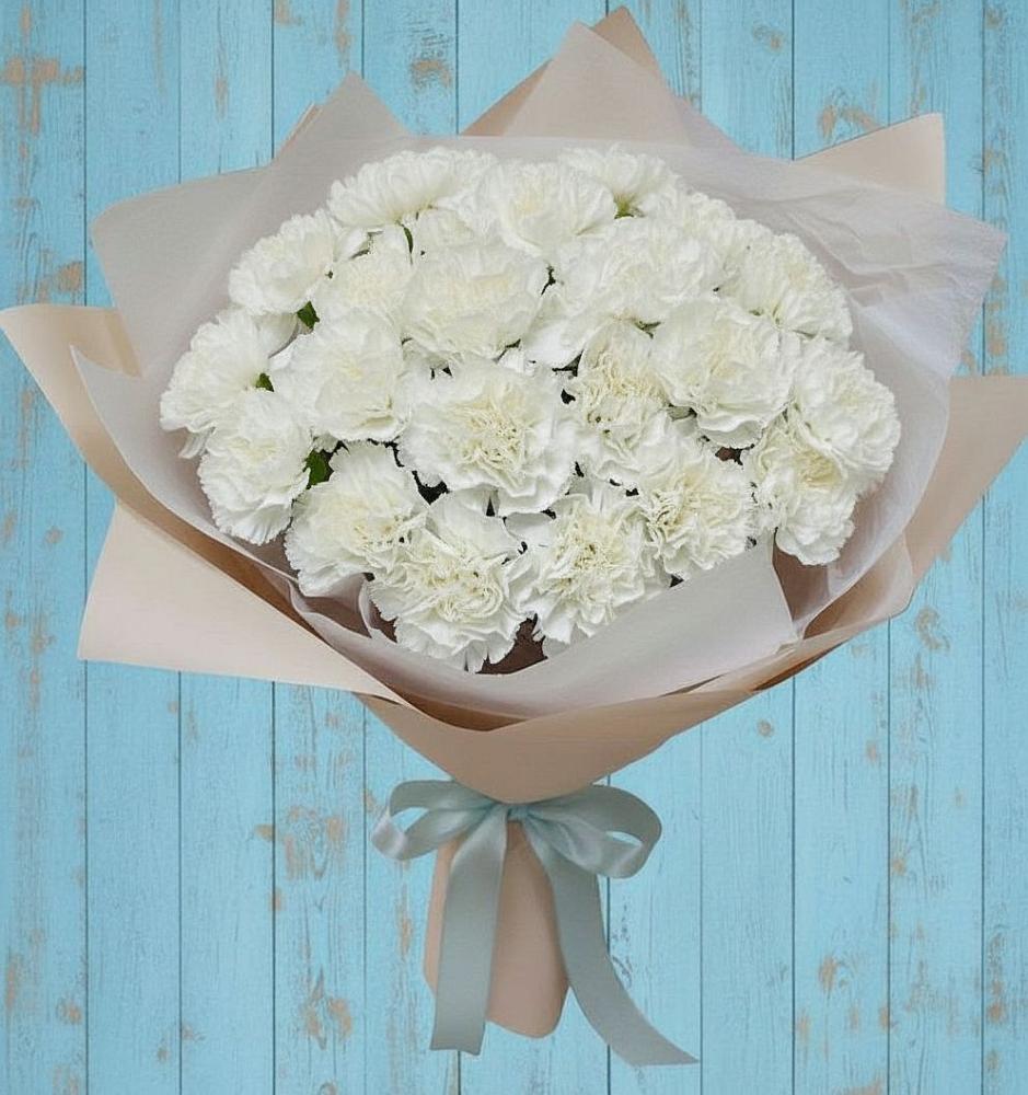 Букет цветов из: Гвоздики в Малышево