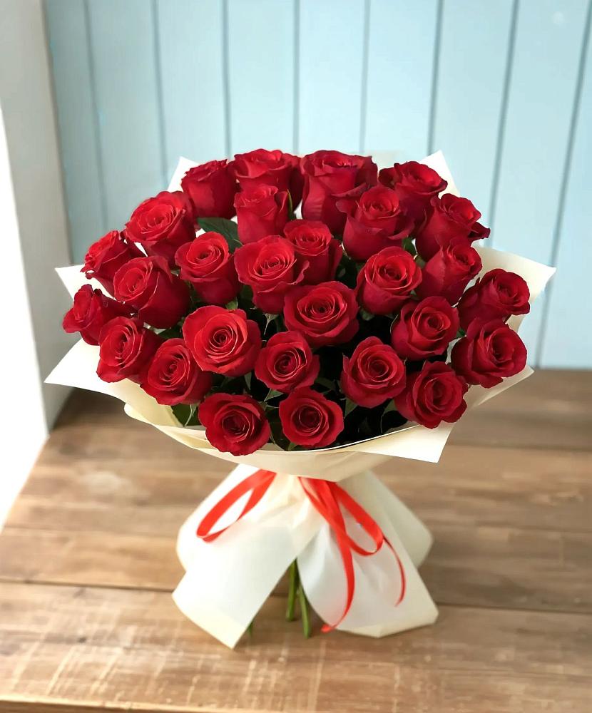 Букет 29 Красных роз в Малышево