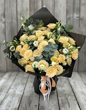 Букет цветов из:  Розы и Лизиантусы #REPLACE_PRED# Малышево