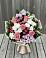 Букет цветов из: Альстромерии, Гвоздики, Розы и Хризантемы в Малышево