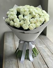 Букет 35 Белых роз в Малышево
