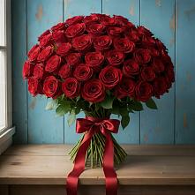 Букет Красные розы Блэк Меджик в Малышево