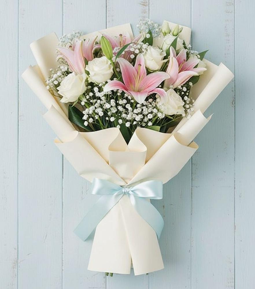 Букет цветов из: Лилии в Малышево