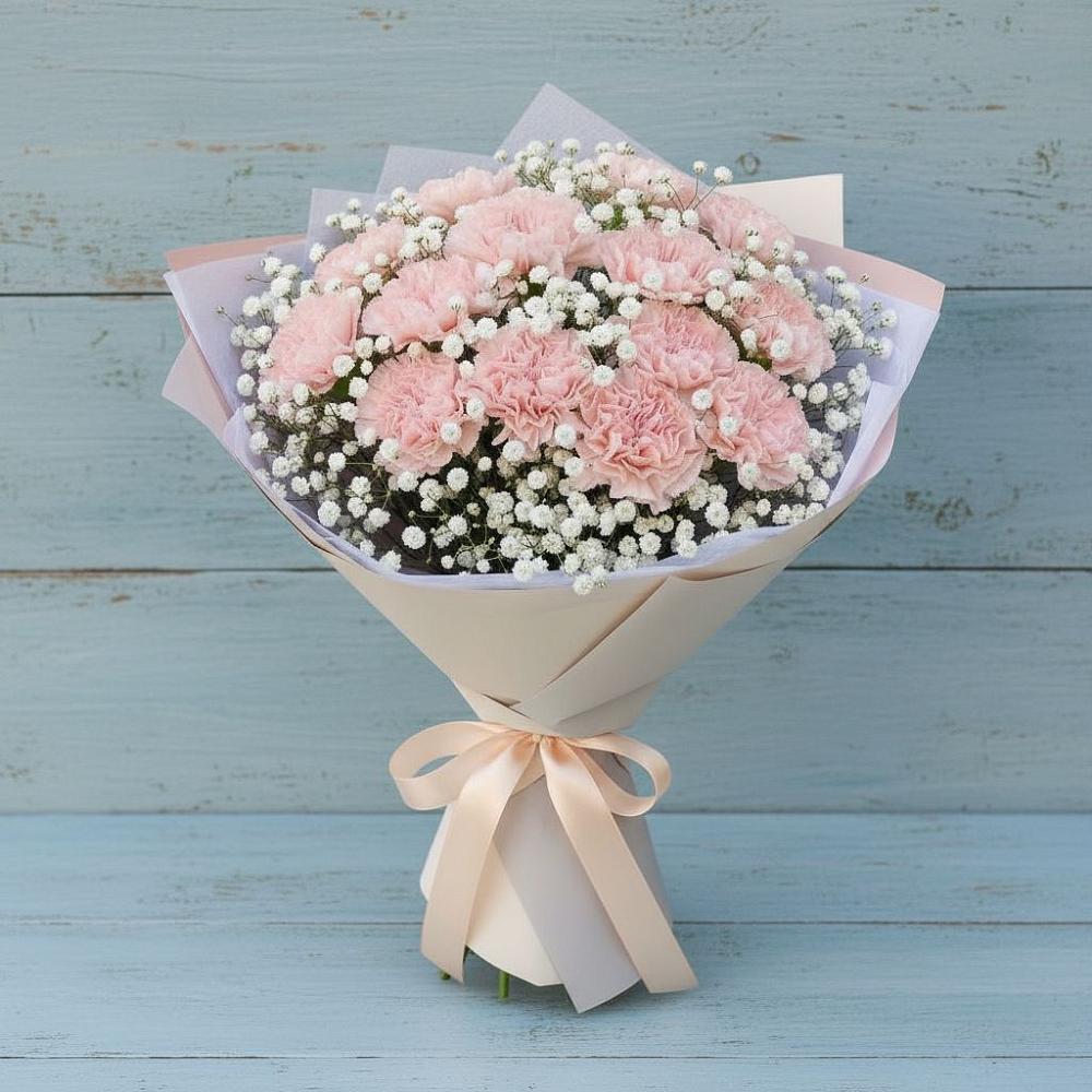 Букет цветов из: Гвоздики в Малышево