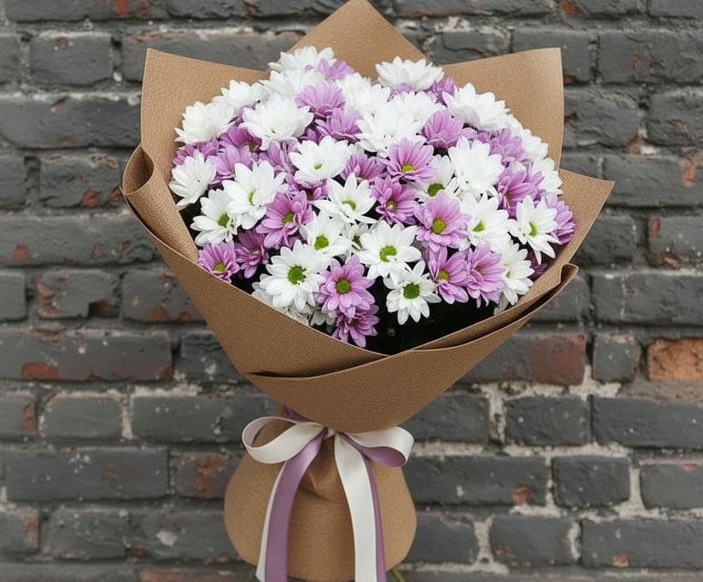 Букет цветов из: Хризантемы в Малышево