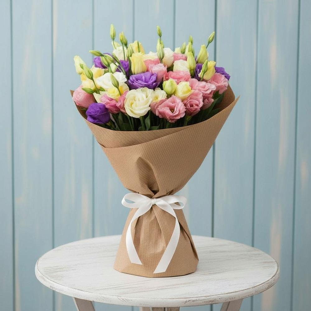 Букет цветов из: Лизиантусы в Малышево