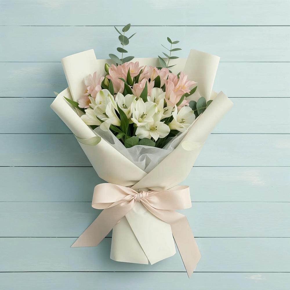 Букет цветов из: Альстромерии в Малышево